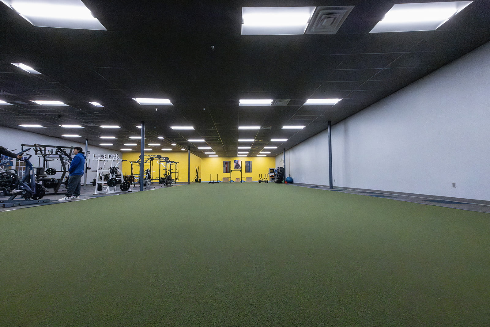 Functional fitness turf area