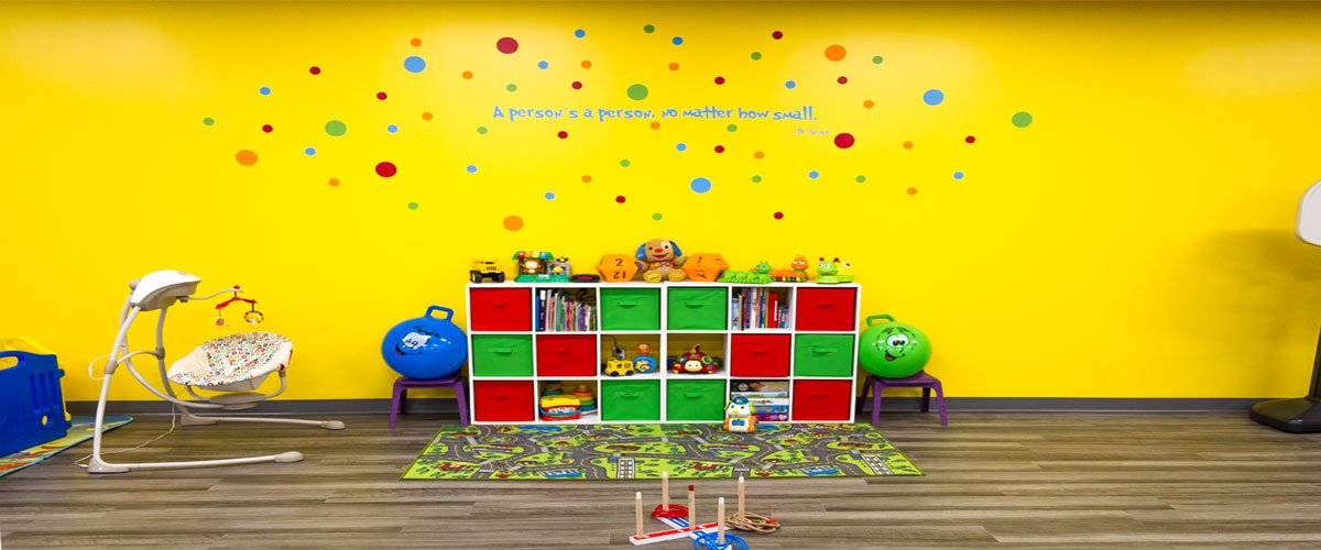 Kid Zone daycare room